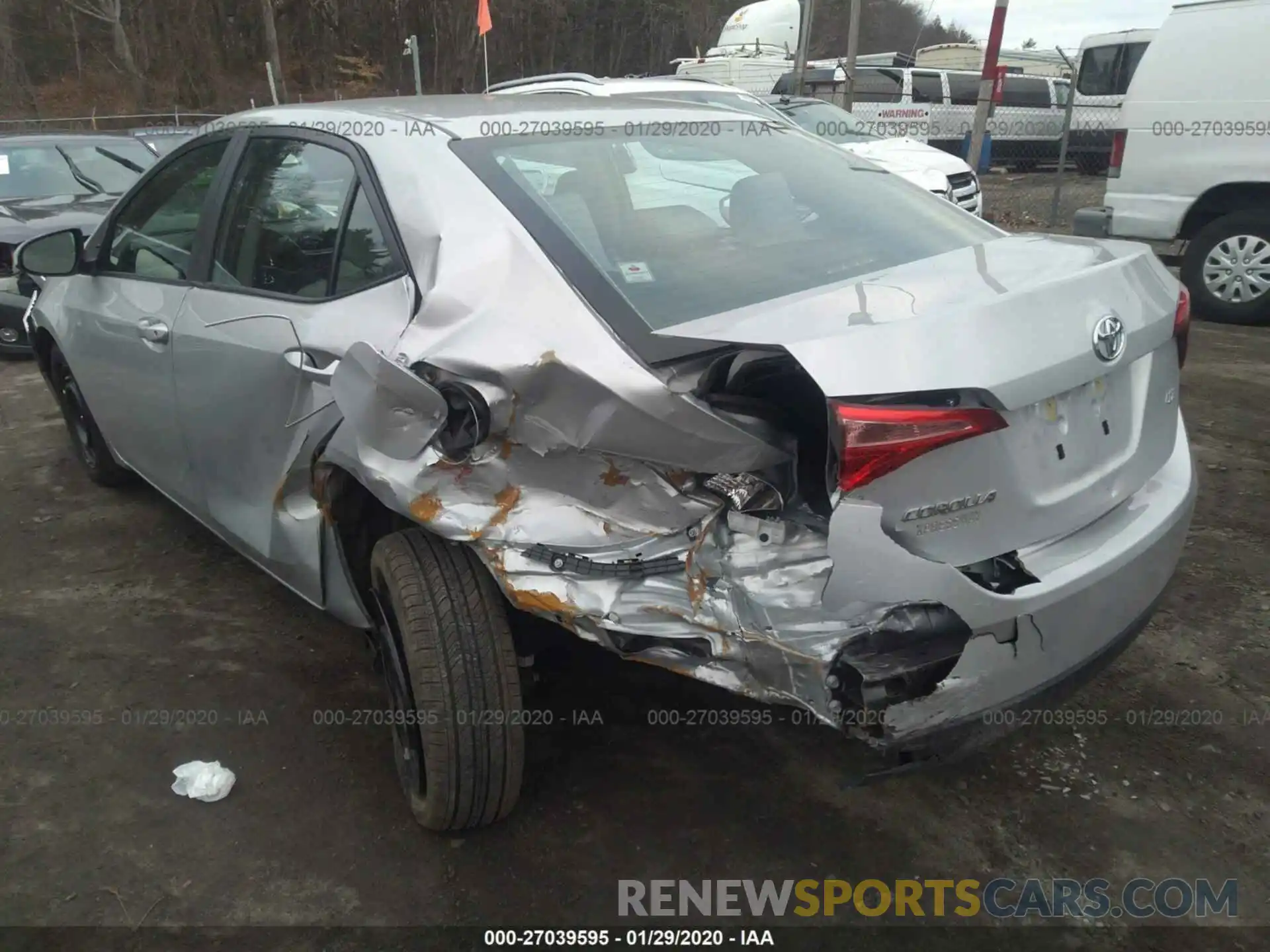 6 Photograph of a damaged car 2T1BURHE7KC245601 TOYOTA COROLLA 2019