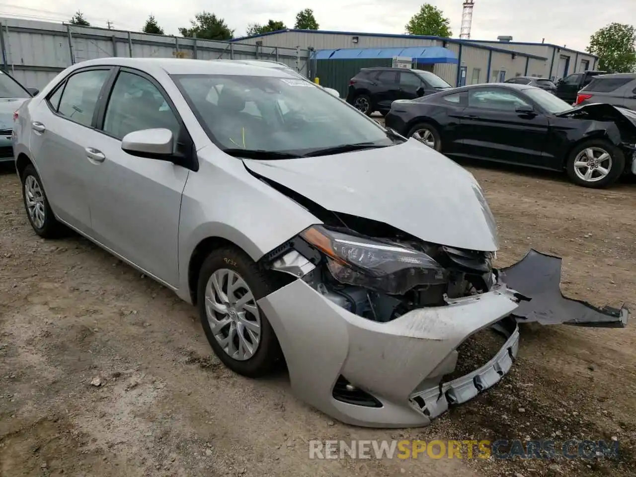 1 Photograph of a damaged car 2T1BURHE7KC246019 TOYOTA COROLLA 2019