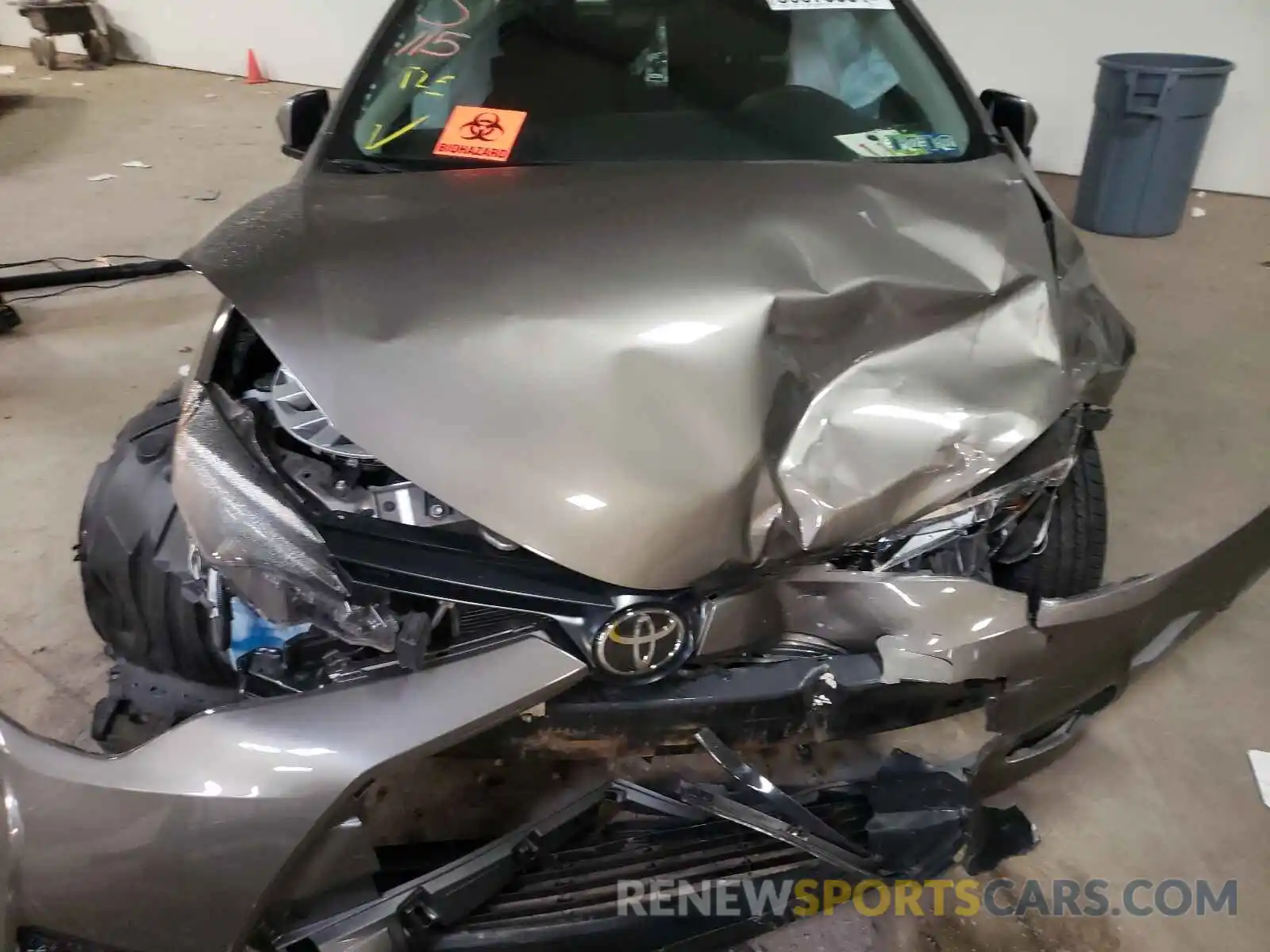 7 Photograph of a damaged car 2T1BURHE8KC125337 TOYOTA COROLLA 2019