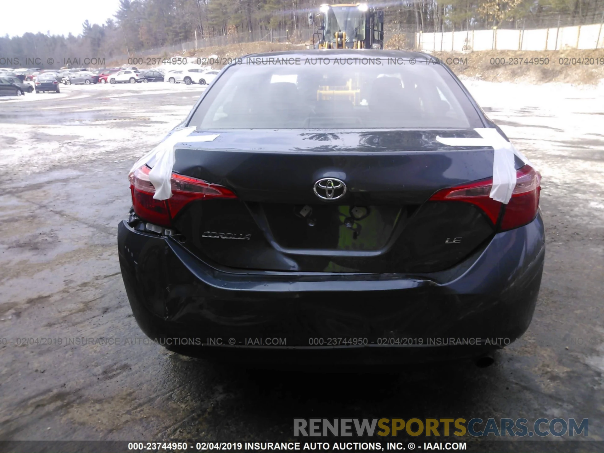 6 Photograph of a damaged car 2T1BURHE8KC125497 TOYOTA COROLLA 2019