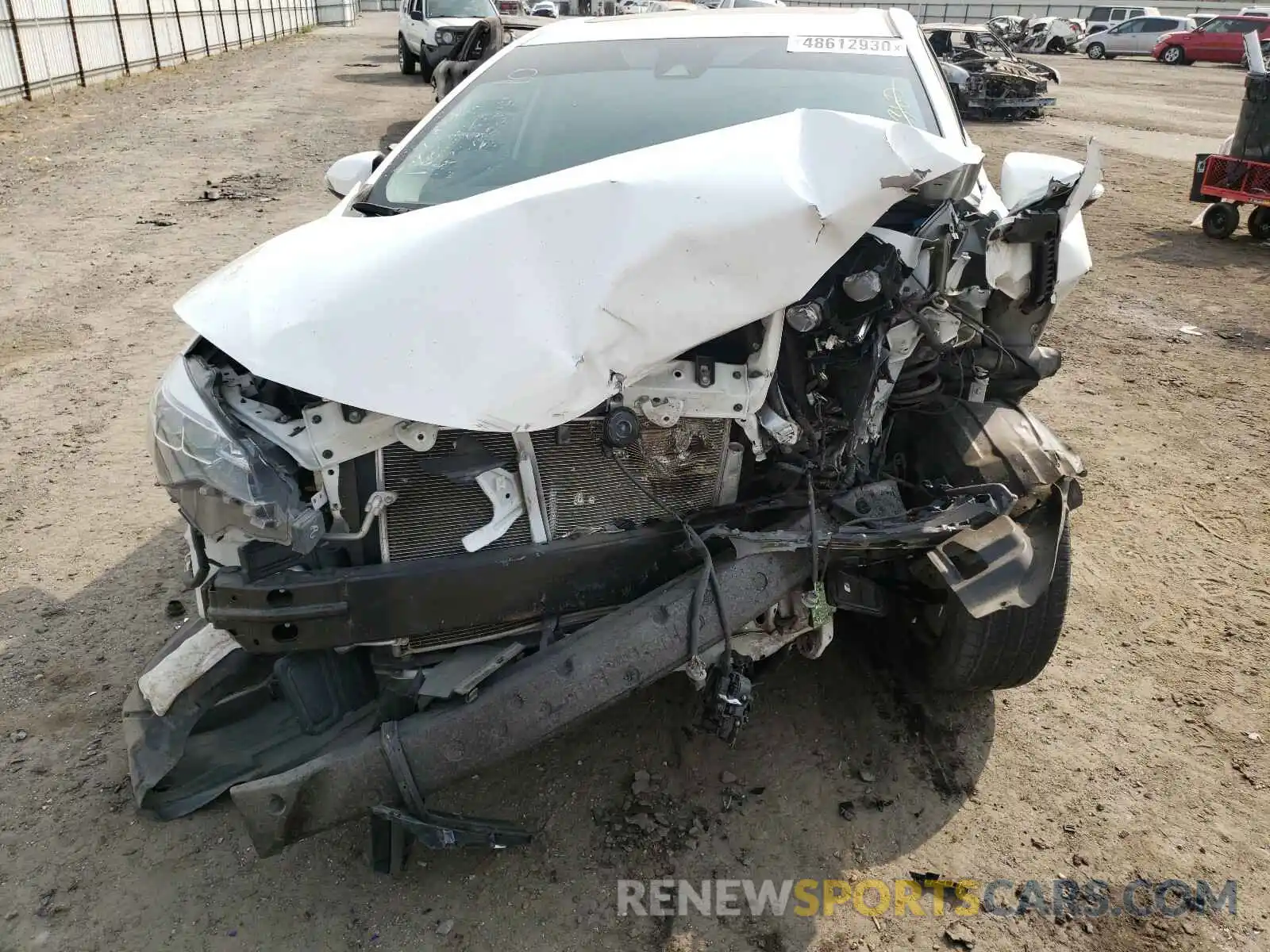 9 Фотография поврежденного автомобиля 2T1BURHE8KC126617 TOYOTA COROLLA 2019
