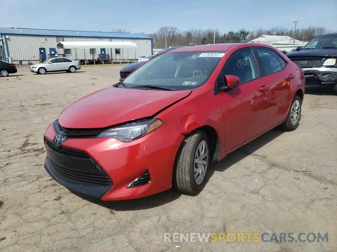 2 Photograph of a damaged car 2T1BURHE8KC126861 TOYOTA COROLLA 2019