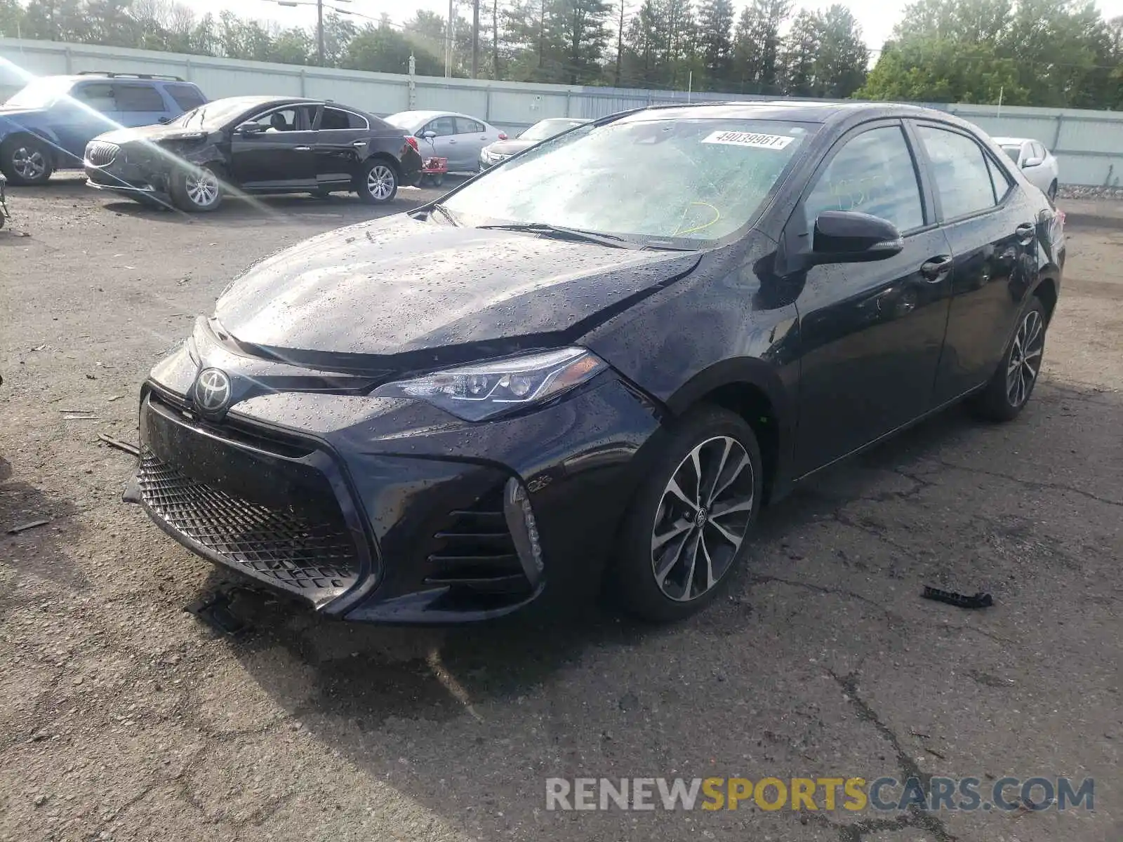 2 Photograph of a damaged car 2T1BURHE8KC126973 TOYOTA COROLLA 2019