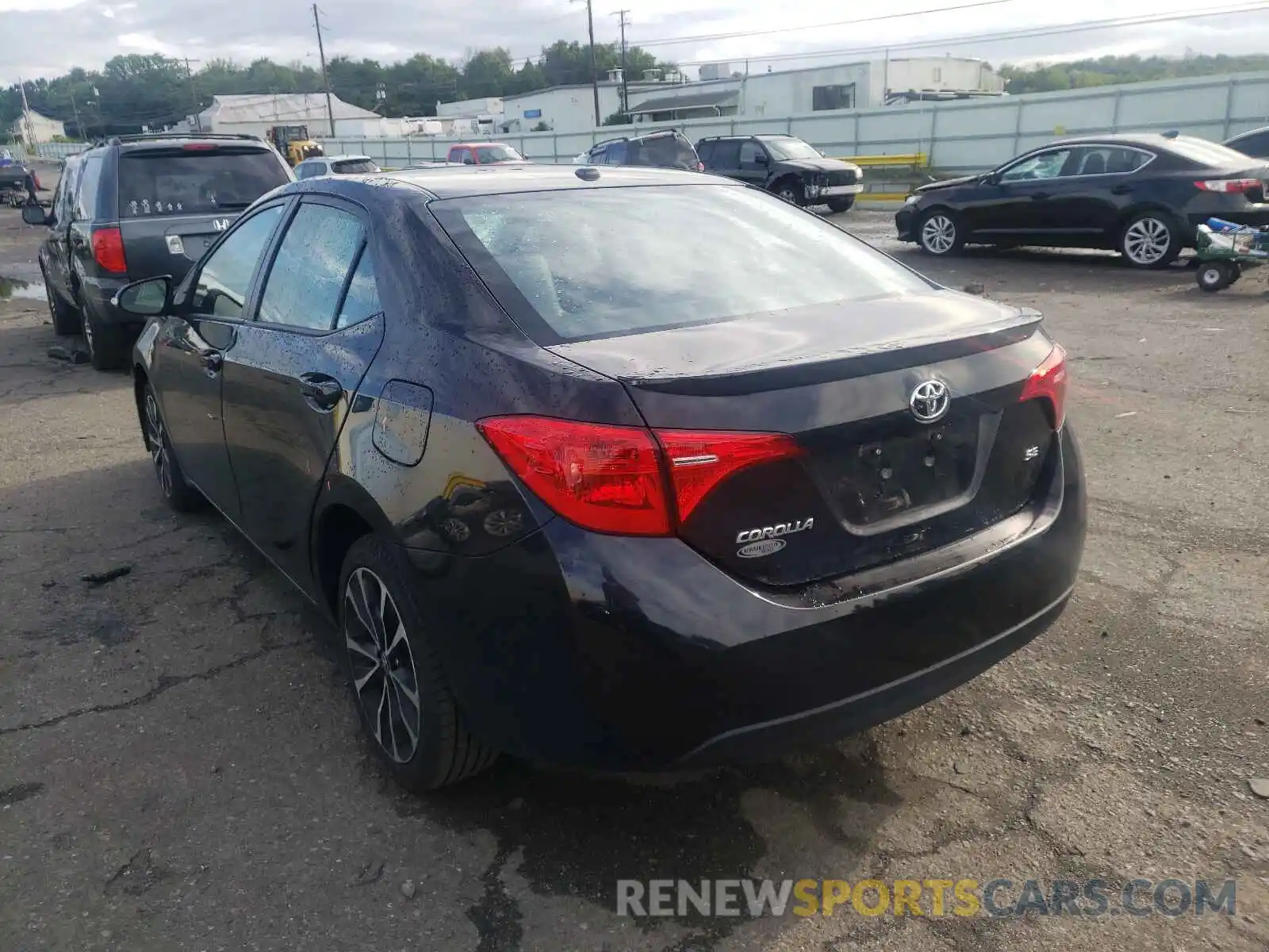 3 Photograph of a damaged car 2T1BURHE8KC126973 TOYOTA COROLLA 2019