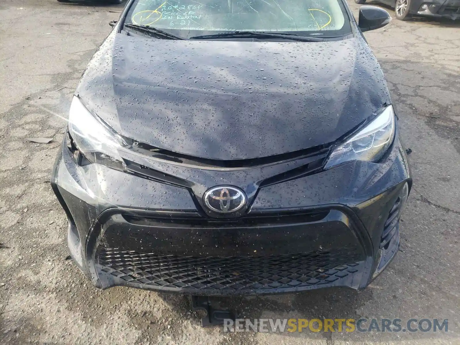 7 Photograph of a damaged car 2T1BURHE8KC126973 TOYOTA COROLLA 2019