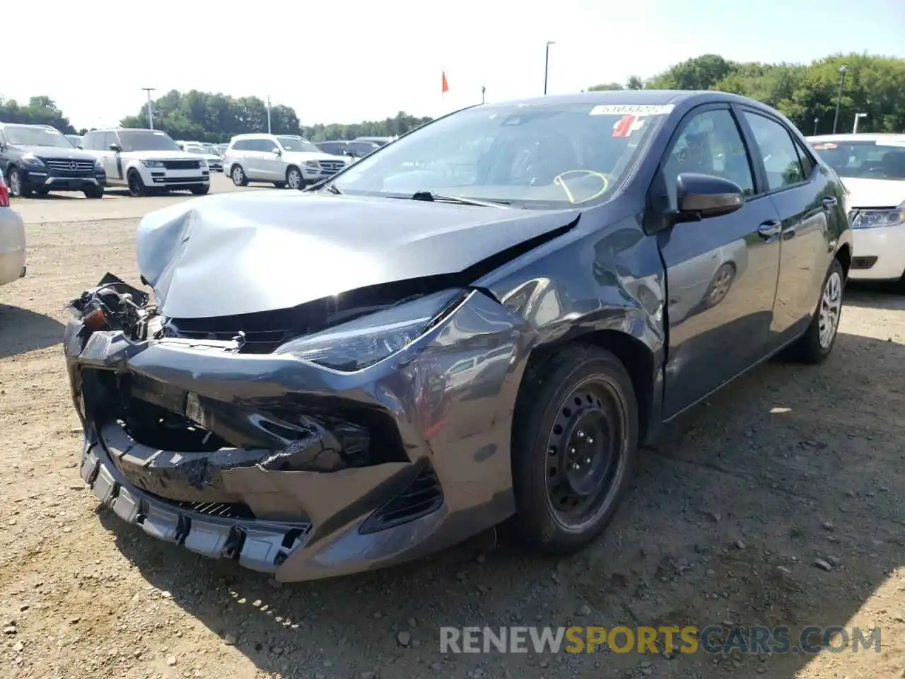 2 Photograph of a damaged car 2T1BURHE8KC127072 TOYOTA COROLLA 2019