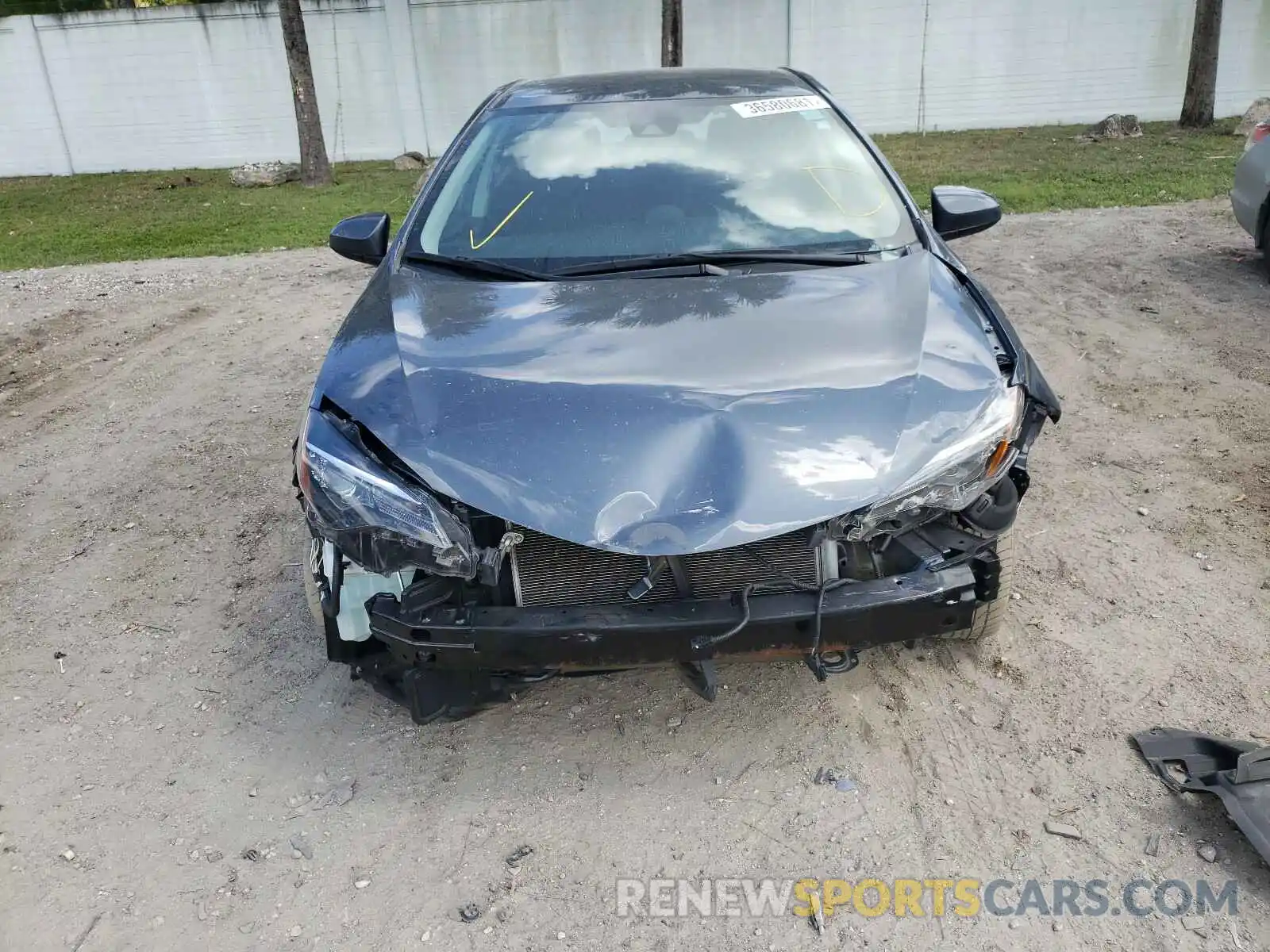 9 Photograph of a damaged car 2T1BURHE8KC127203 TOYOTA COROLLA 2019