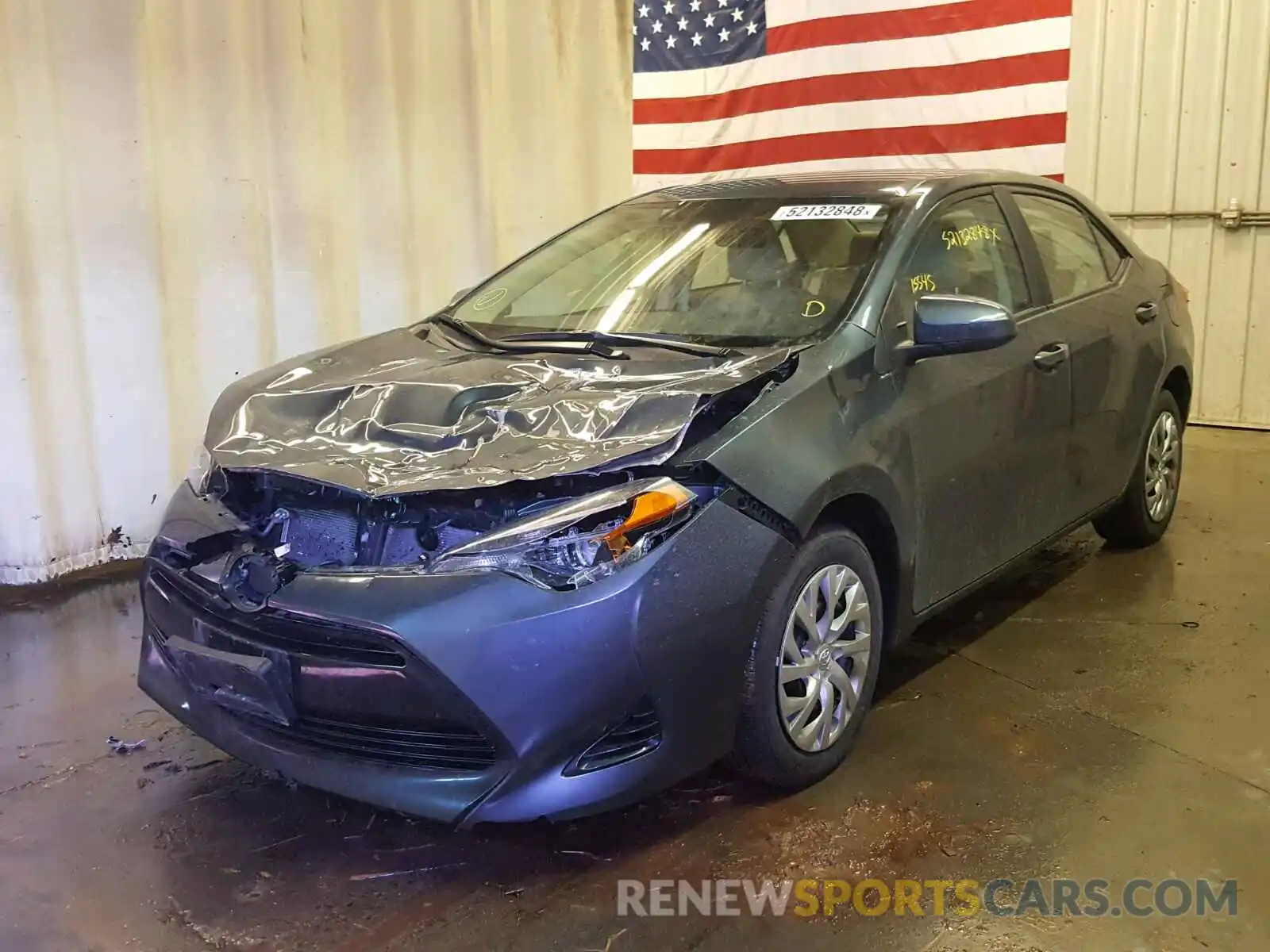 2 Photograph of a damaged car 2T1BURHE8KC127556 TOYOTA COROLLA 2019