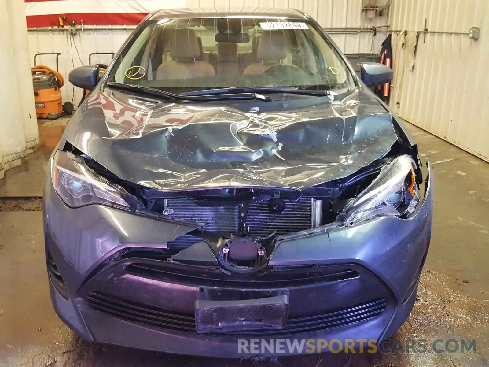 9 Photograph of a damaged car 2T1BURHE8KC127556 TOYOTA COROLLA 2019