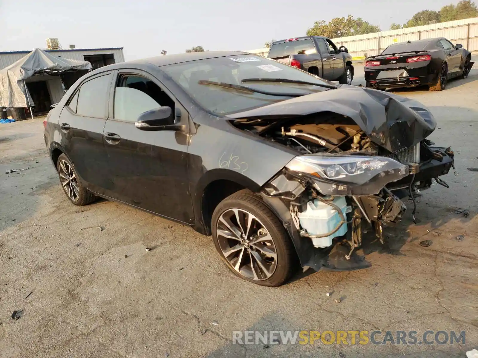 1 Photograph of a damaged car 2T1BURHE8KC127914 TOYOTA COROLLA 2019