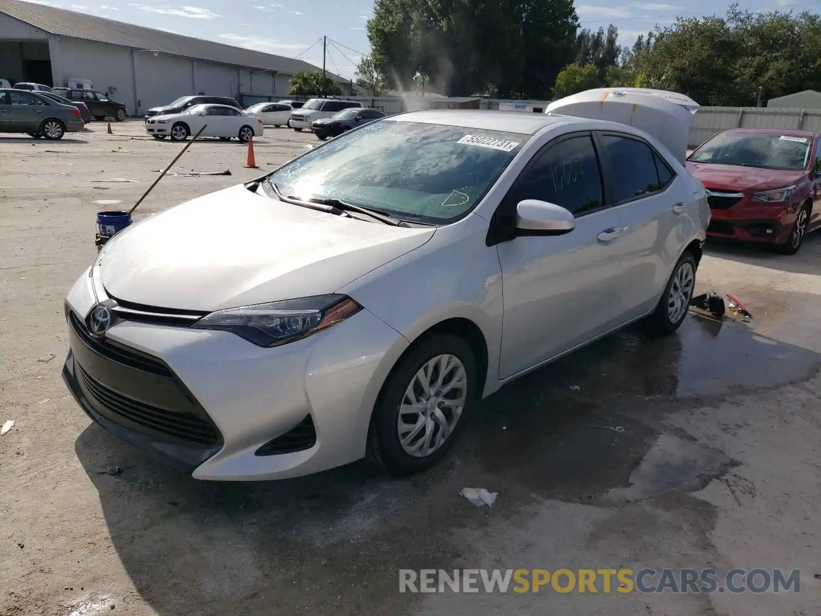 2 Photograph of a damaged car 2T1BURHE8KC127945 TOYOTA COROLLA 2019