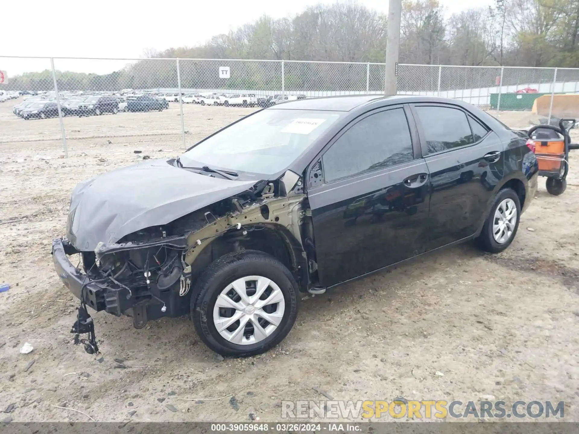 2 Photograph of a damaged car 2T1BURHE8KC131137 TOYOTA COROLLA 2019