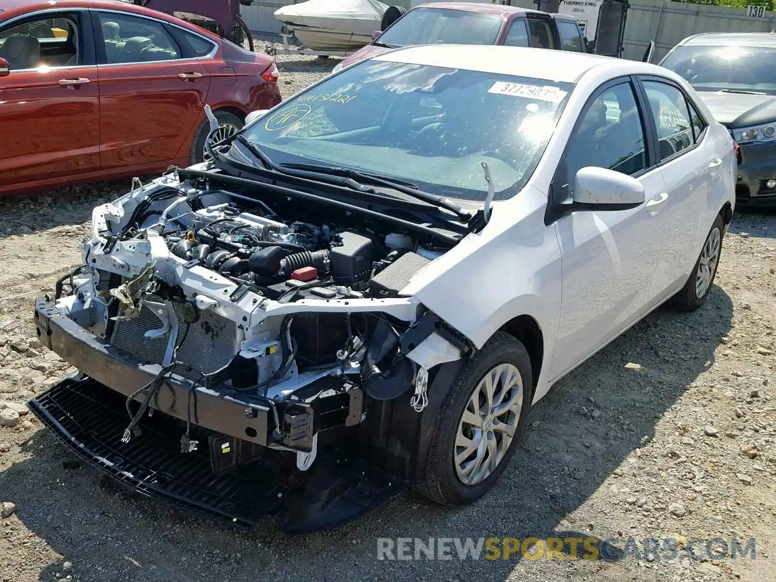 2 Photograph of a damaged car 2T1BURHE8KC131221 TOYOTA COROLLA 2019