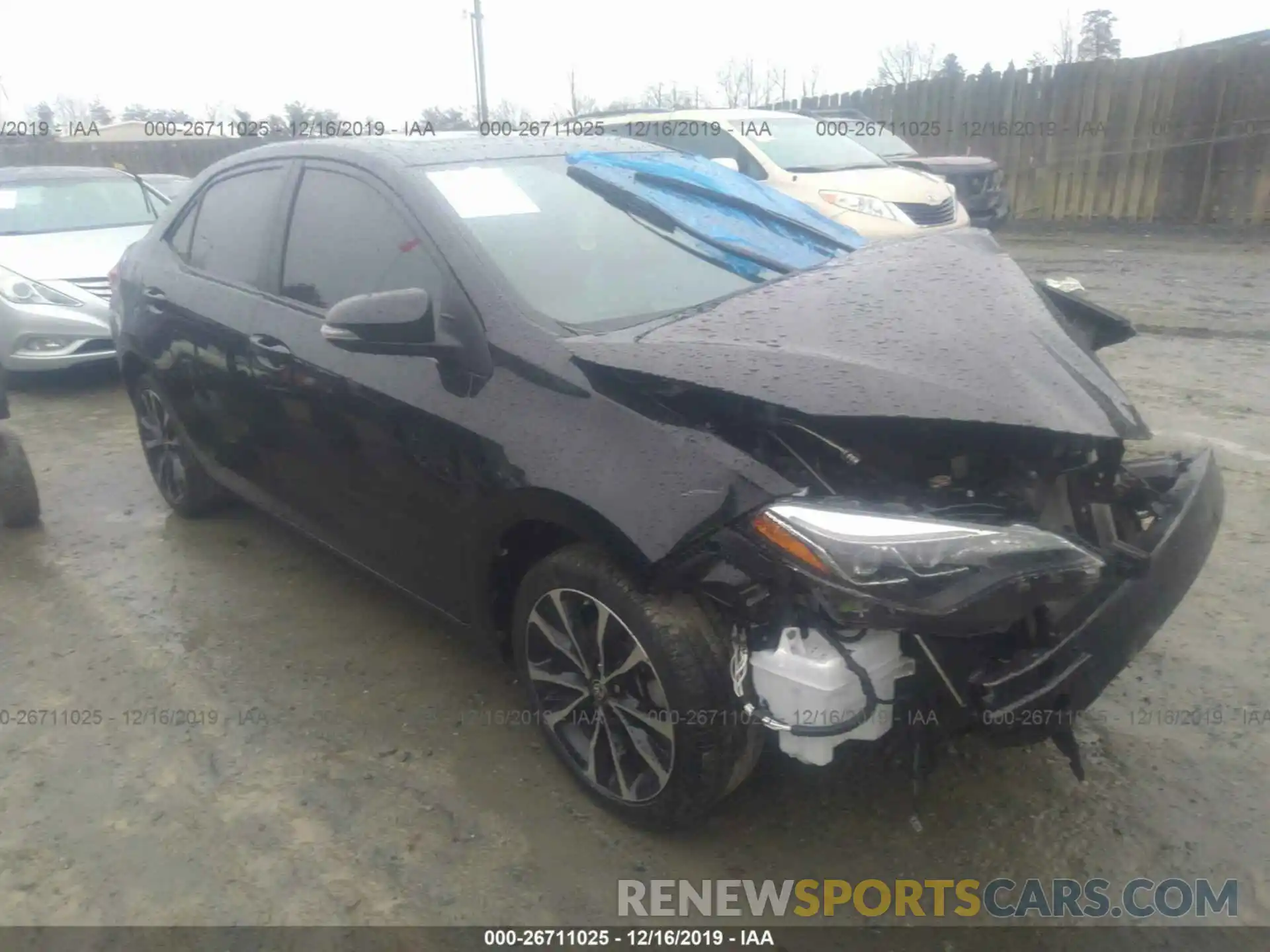 1 Photograph of a damaged car 2T1BURHE8KC131462 TOYOTA COROLLA 2019