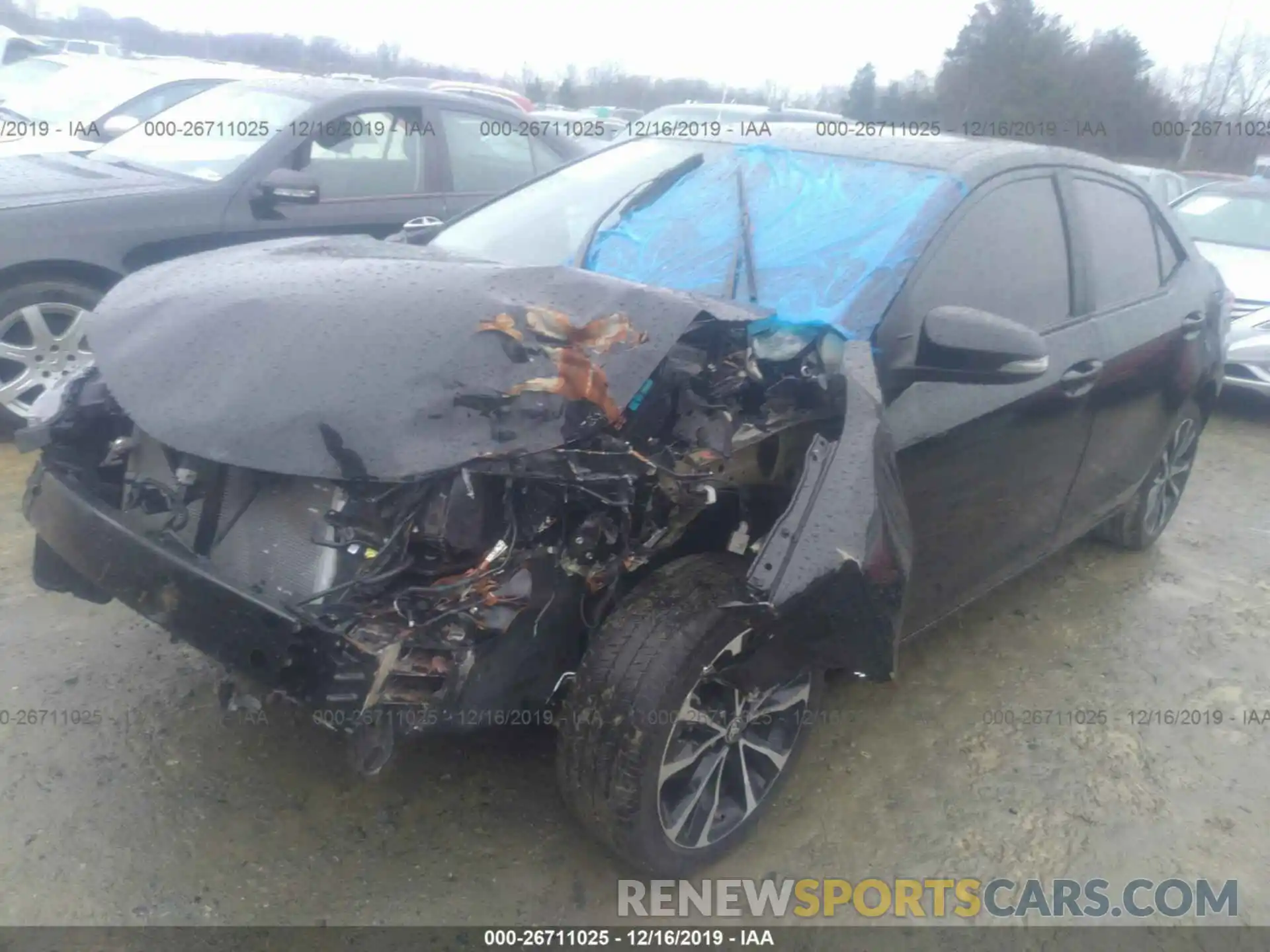 2 Photograph of a damaged car 2T1BURHE8KC131462 TOYOTA COROLLA 2019