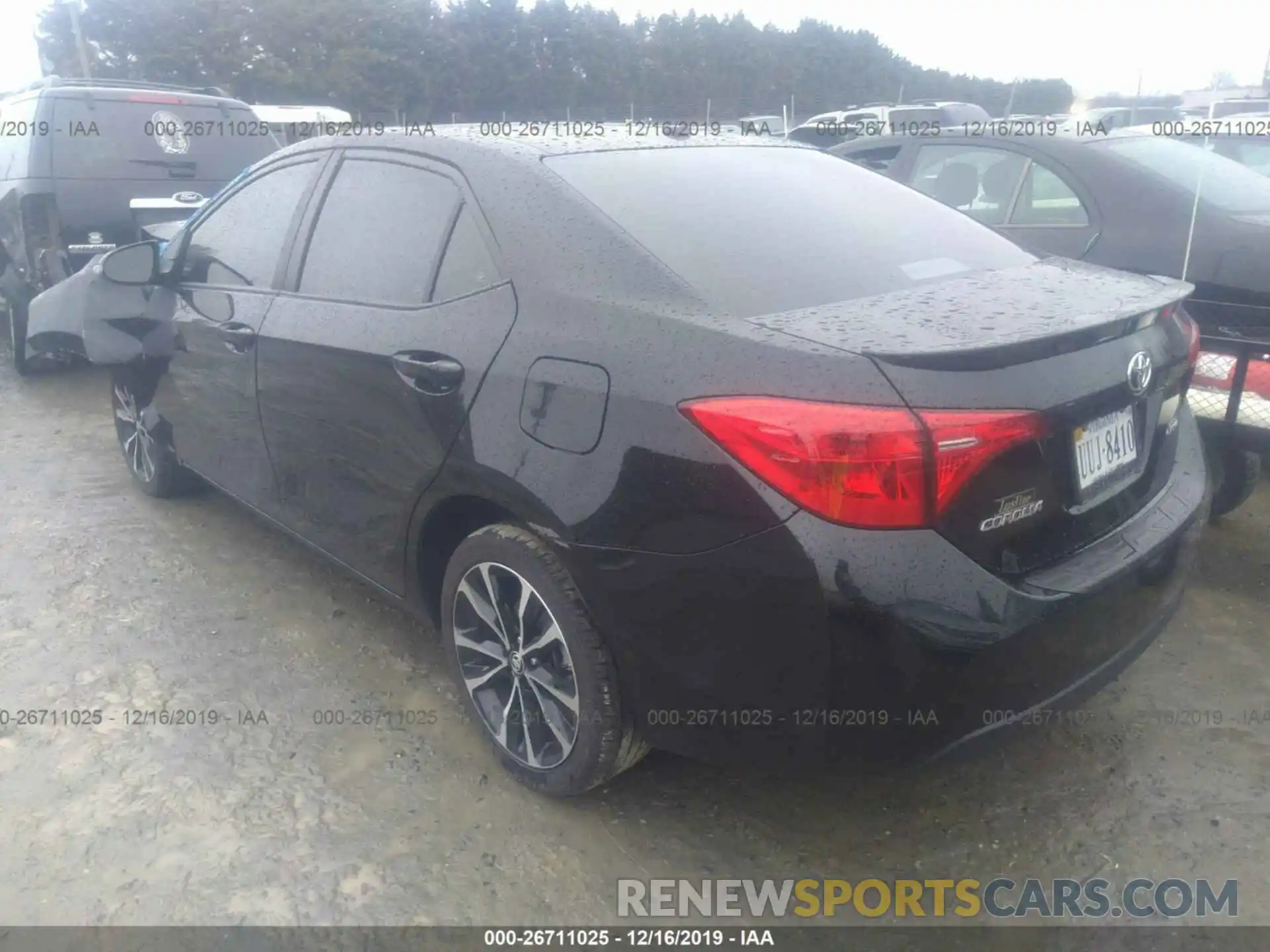 3 Photograph of a damaged car 2T1BURHE8KC131462 TOYOTA COROLLA 2019