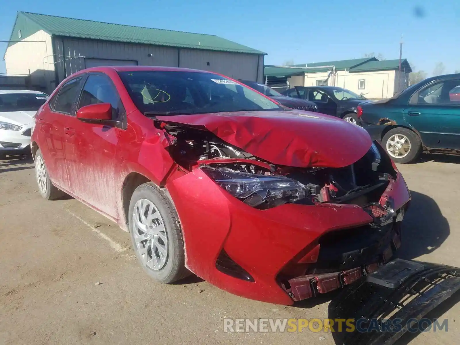 1 Photograph of a damaged car 2T1BURHE8KC132403 TOYOTA COROLLA 2019