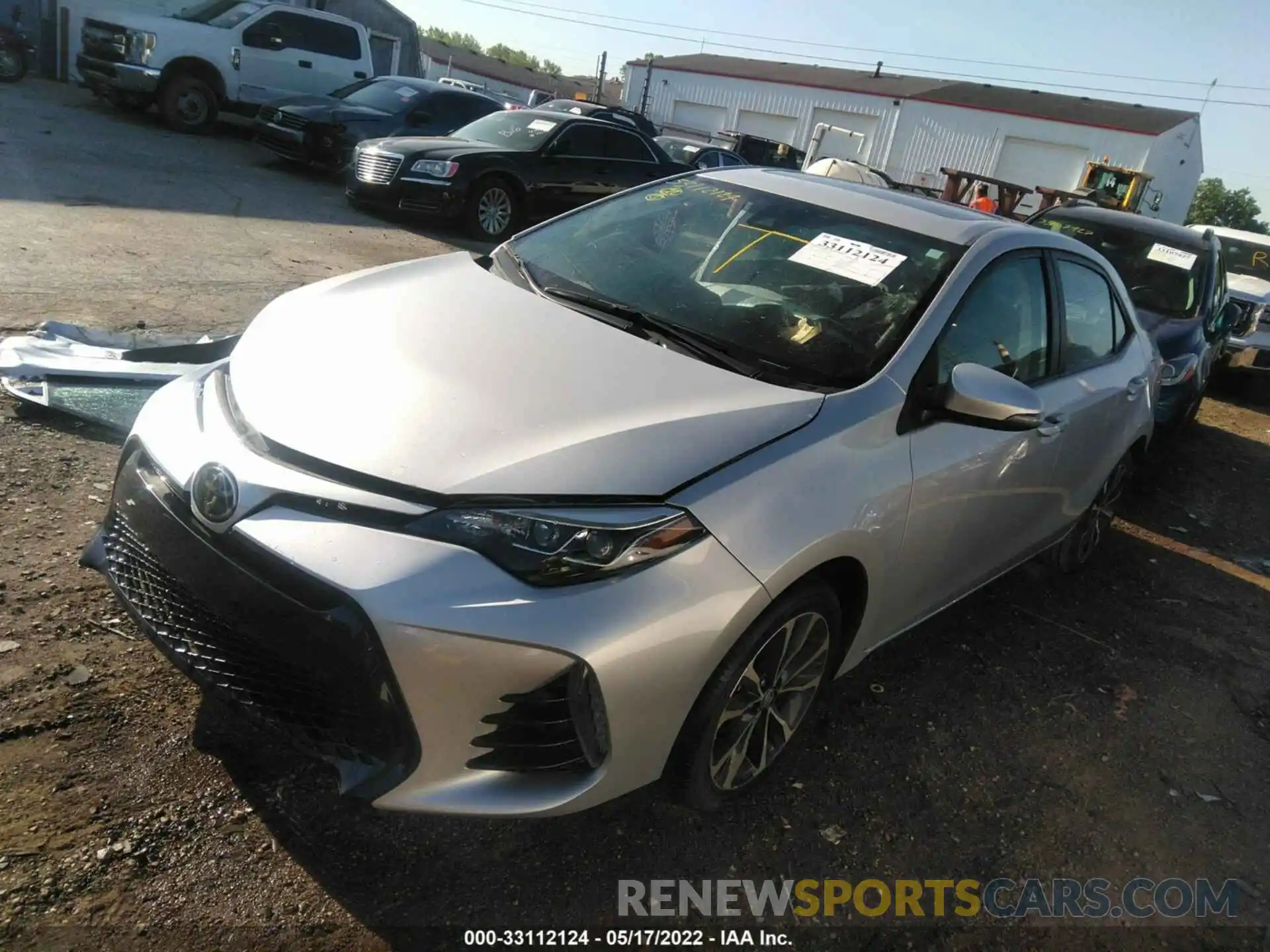 2 Photograph of a damaged car 2T1BURHE8KC132501 TOYOTA COROLLA 2019