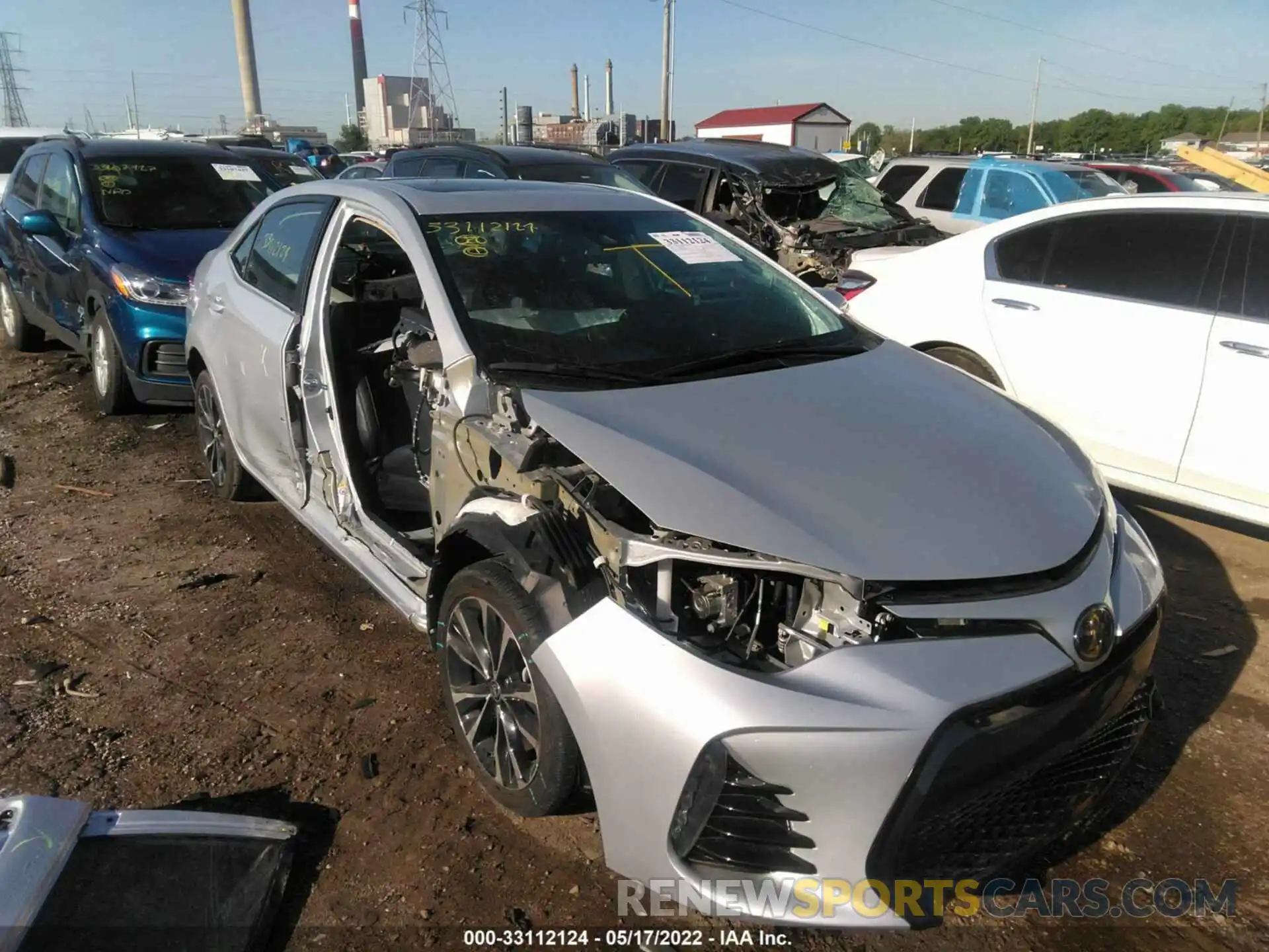 6 Фотография поврежденного автомобиля 2T1BURHE8KC132501 TOYOTA COROLLA 2019