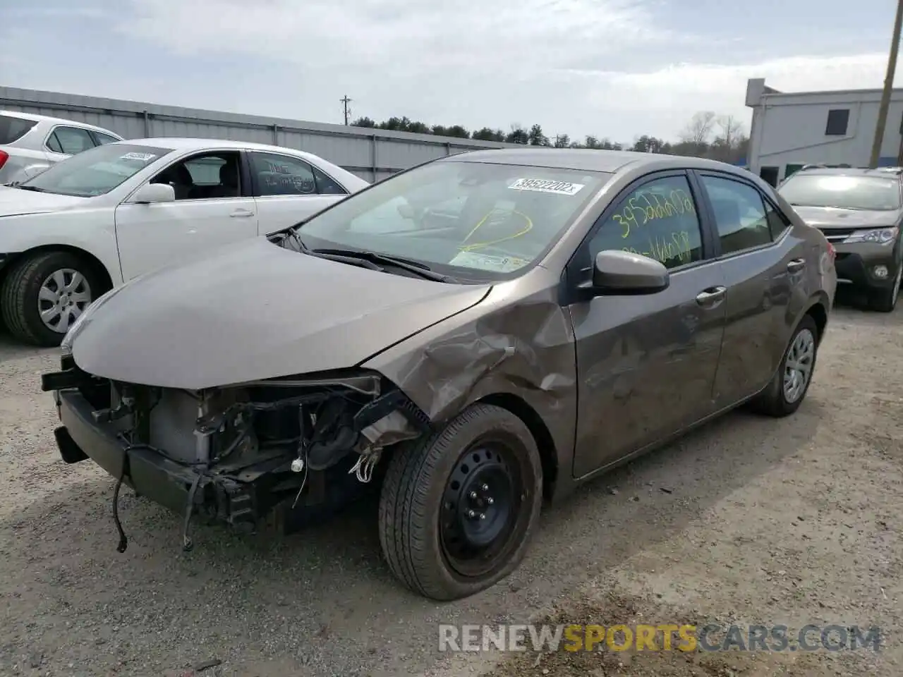 2 Photograph of a damaged car 2T1BURHE8KC132529 TOYOTA COROLLA 2019