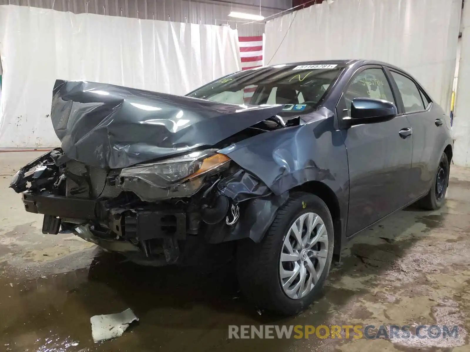 2 Photograph of a damaged car 2T1BURHE8KC132692 TOYOTA COROLLA 2019