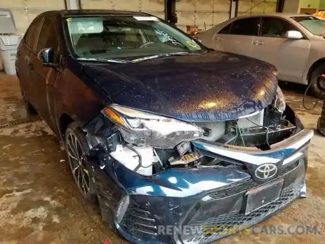 1 Photograph of a damaged car 2T1BURHE8KC132756 TOYOTA COROLLA 2019