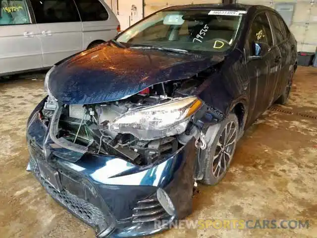 2 Photograph of a damaged car 2T1BURHE8KC132756 TOYOTA COROLLA 2019