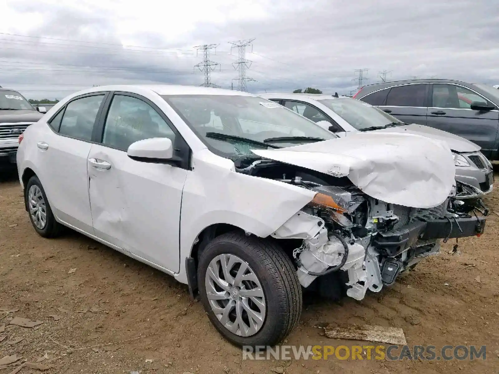 1 Photograph of a damaged car 2T1BURHE8KC132966 TOYOTA COROLLA 2019