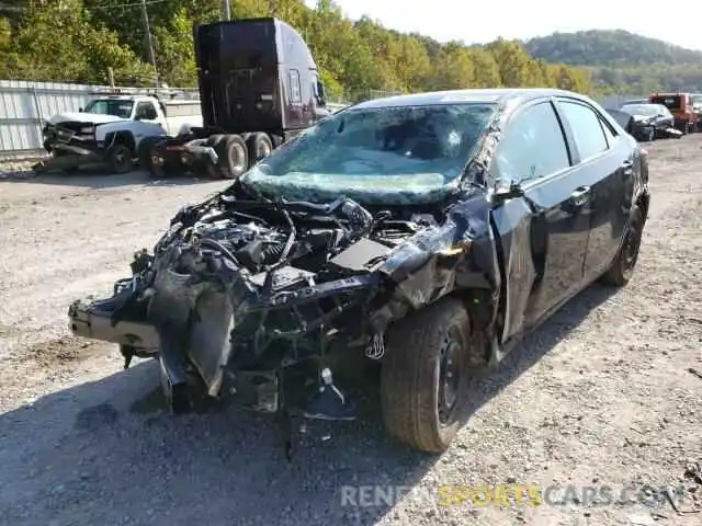 2 Photograph of a damaged car 2T1BURHE8KC133339 TOYOTA COROLLA 2019