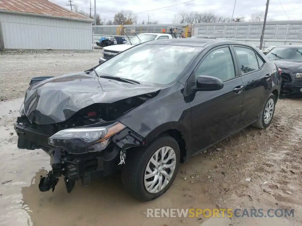 2 Photograph of a damaged car 2T1BURHE8KC133373 TOYOTA COROLLA 2019