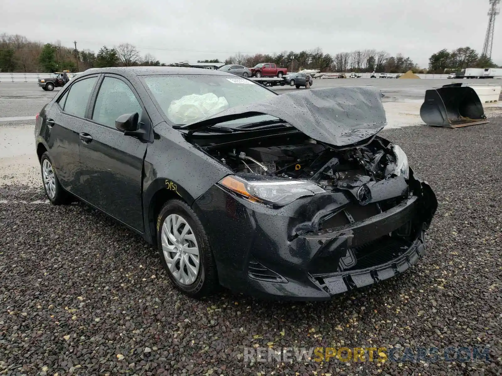 1 Photograph of a damaged car 2T1BURHE8KC134281 TOYOTA COROLLA 2019