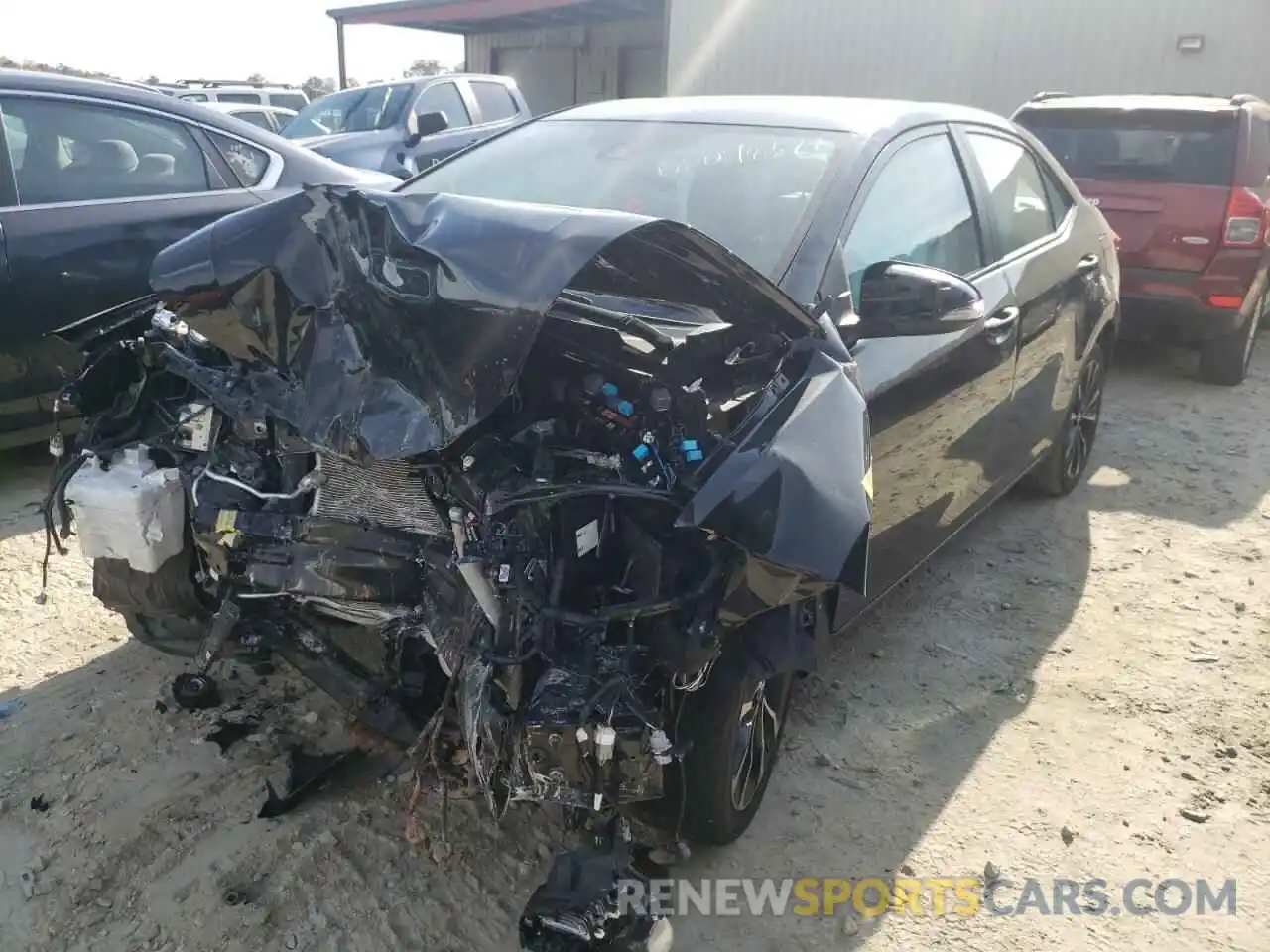 2 Photograph of a damaged car 2T1BURHE8KC135608 TOYOTA COROLLA 2019