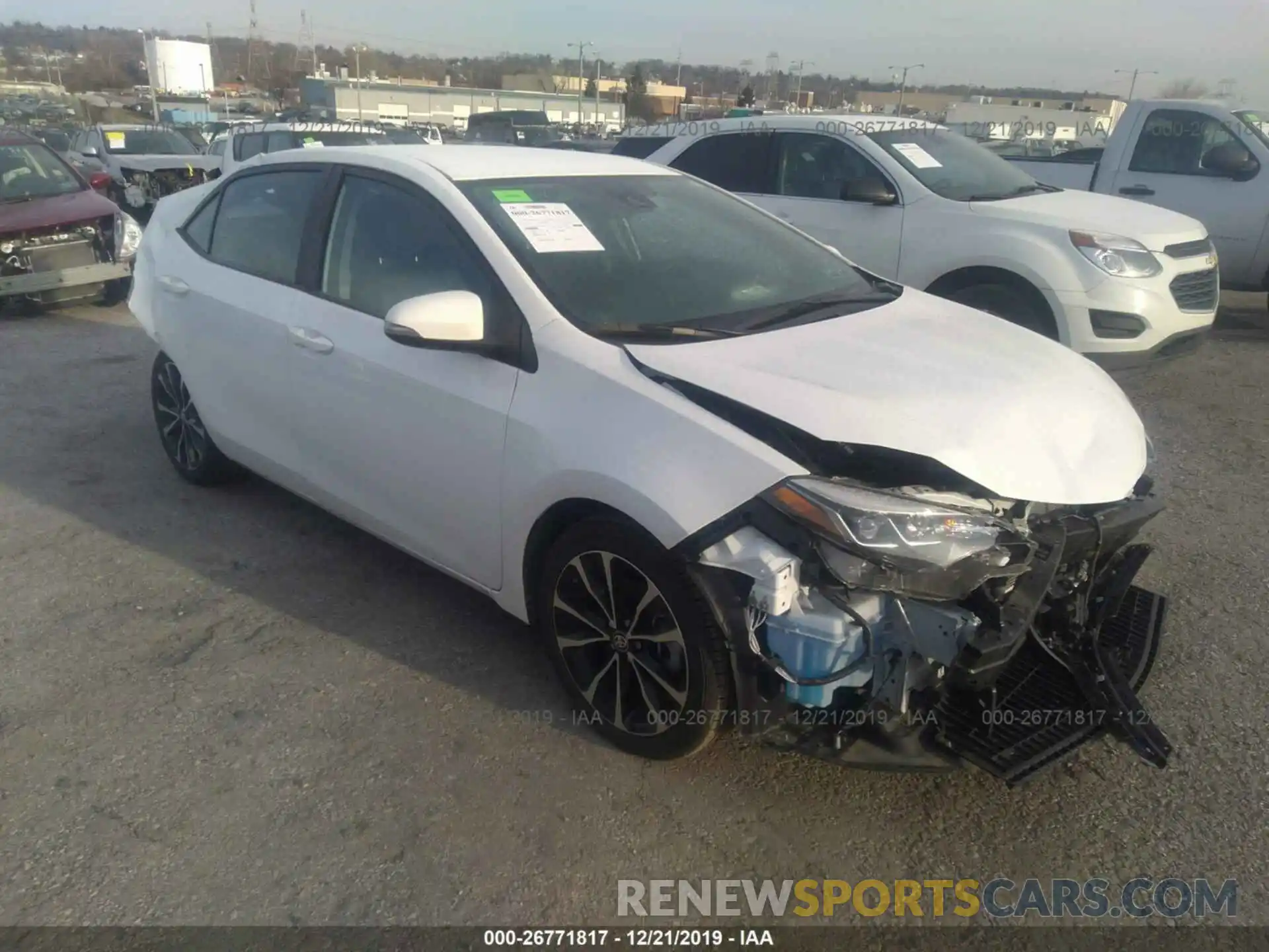 1 Photograph of a damaged car 2T1BURHE8KC135723 TOYOTA COROLLA 2019