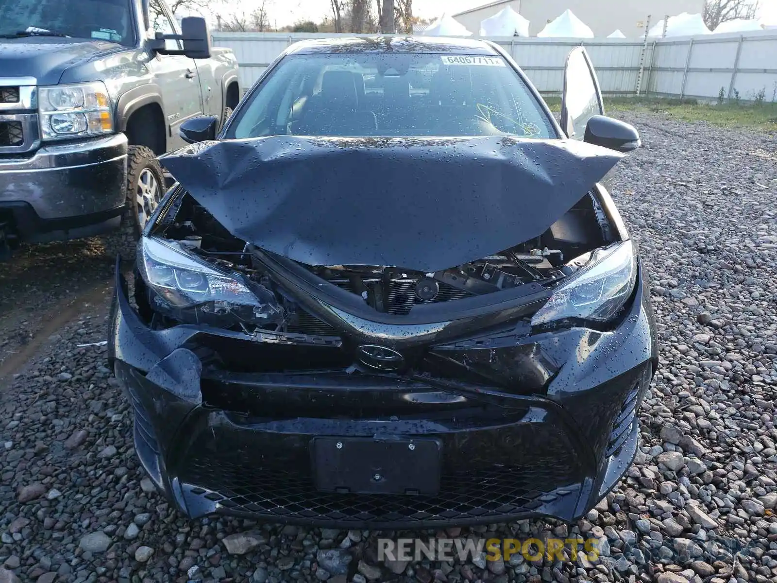 7 Photograph of a damaged car 2T1BURHE8KC135902 TOYOTA COROLLA 2019