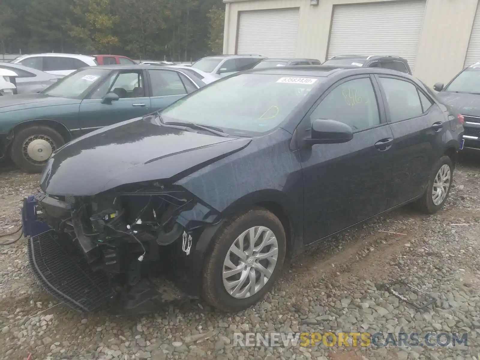 2 Photograph of a damaged car 2T1BURHE8KC136211 TOYOTA COROLLA 2019