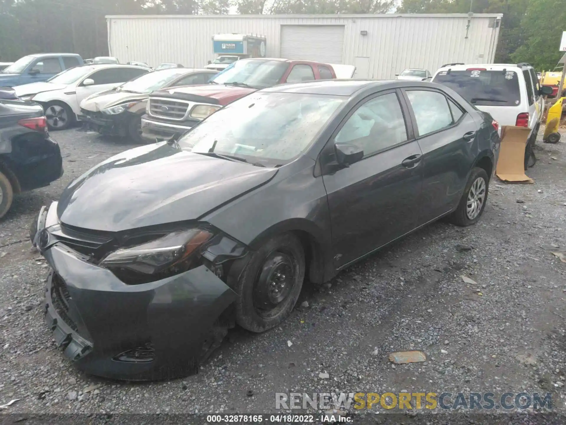 2 Photograph of a damaged car 2T1BURHE8KC137066 TOYOTA COROLLA 2019