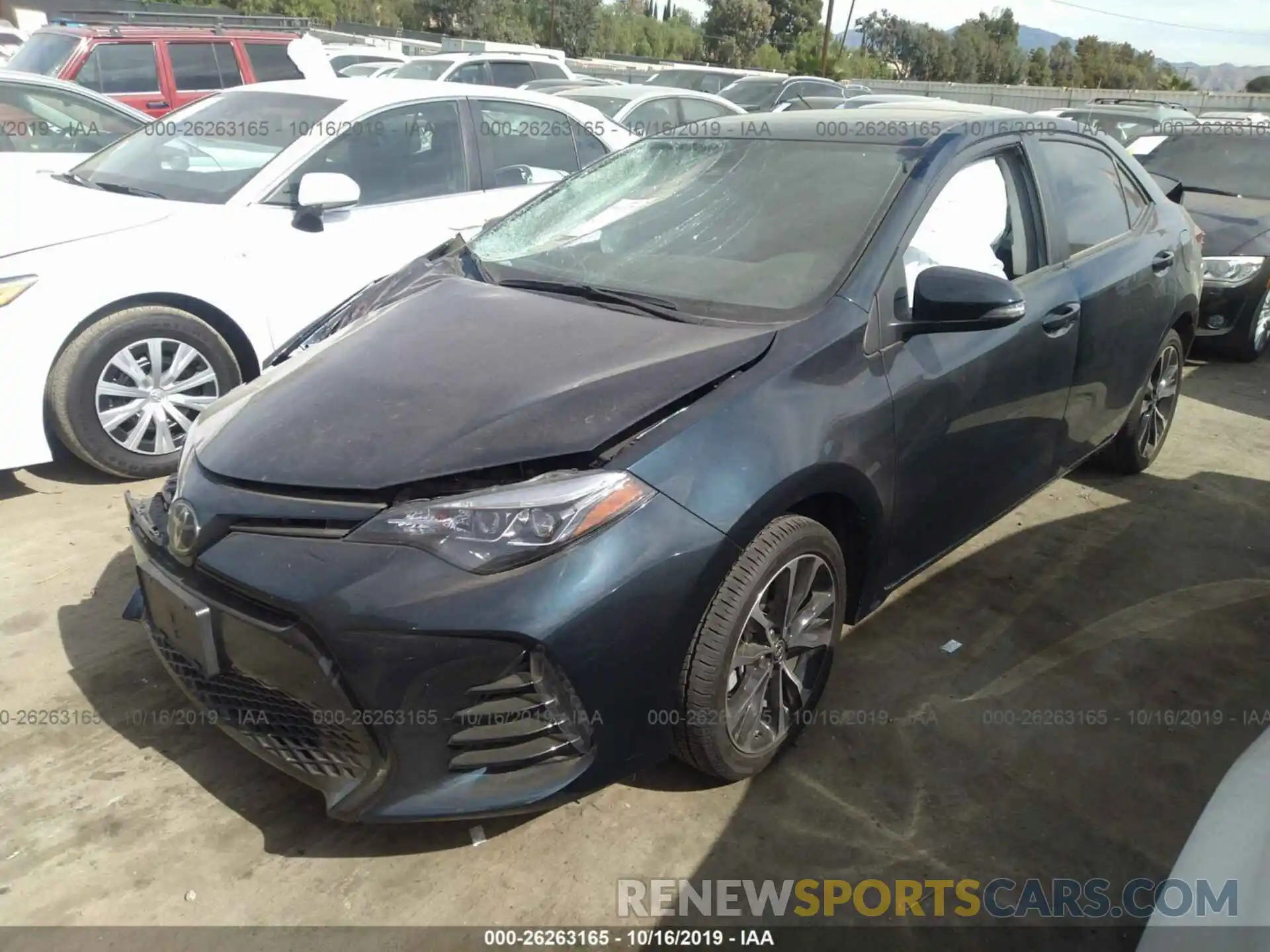 2 Photograph of a damaged car 2T1BURHE8KC137312 TOYOTA COROLLA 2019