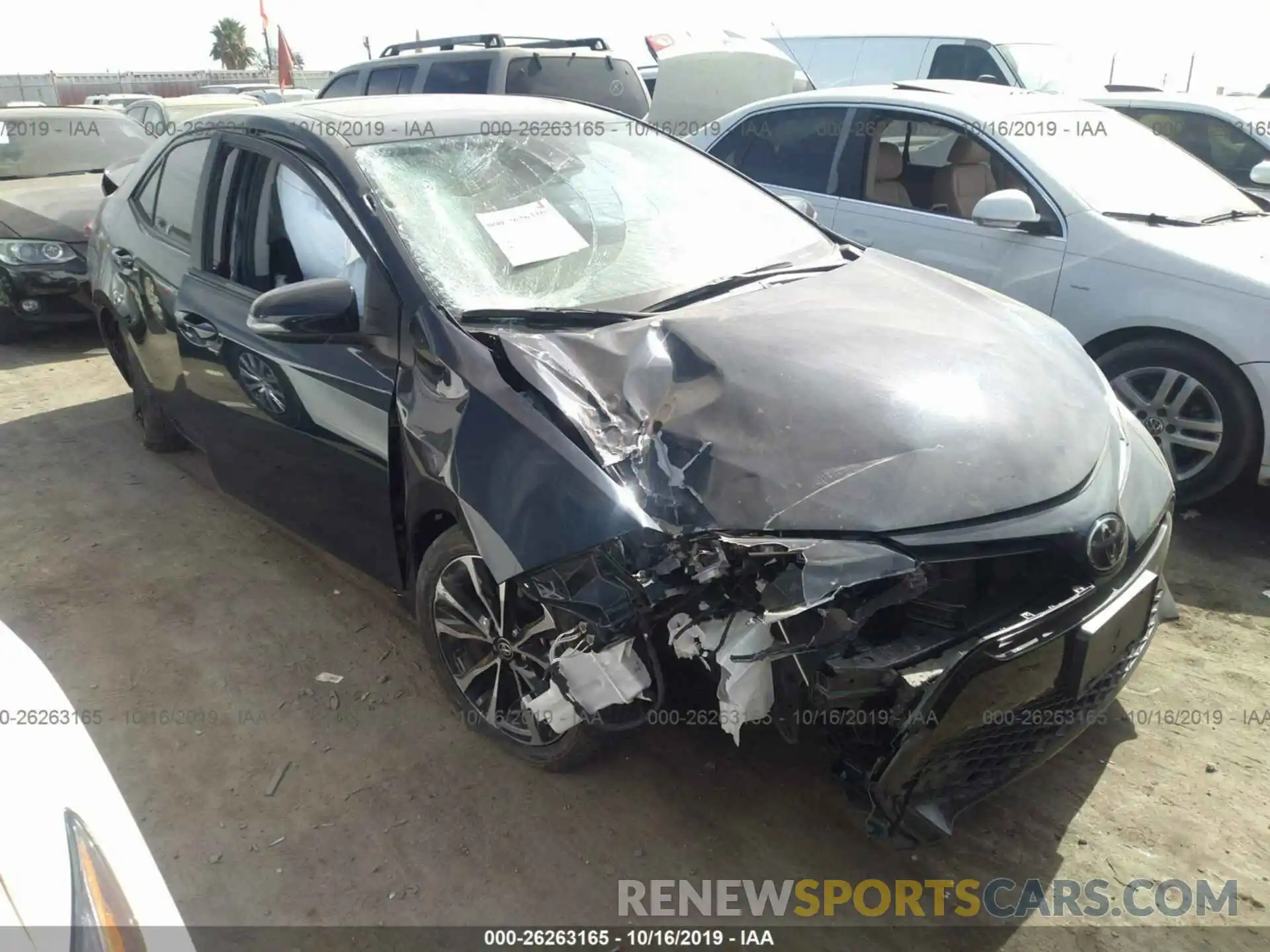 6 Photograph of a damaged car 2T1BURHE8KC137312 TOYOTA COROLLA 2019