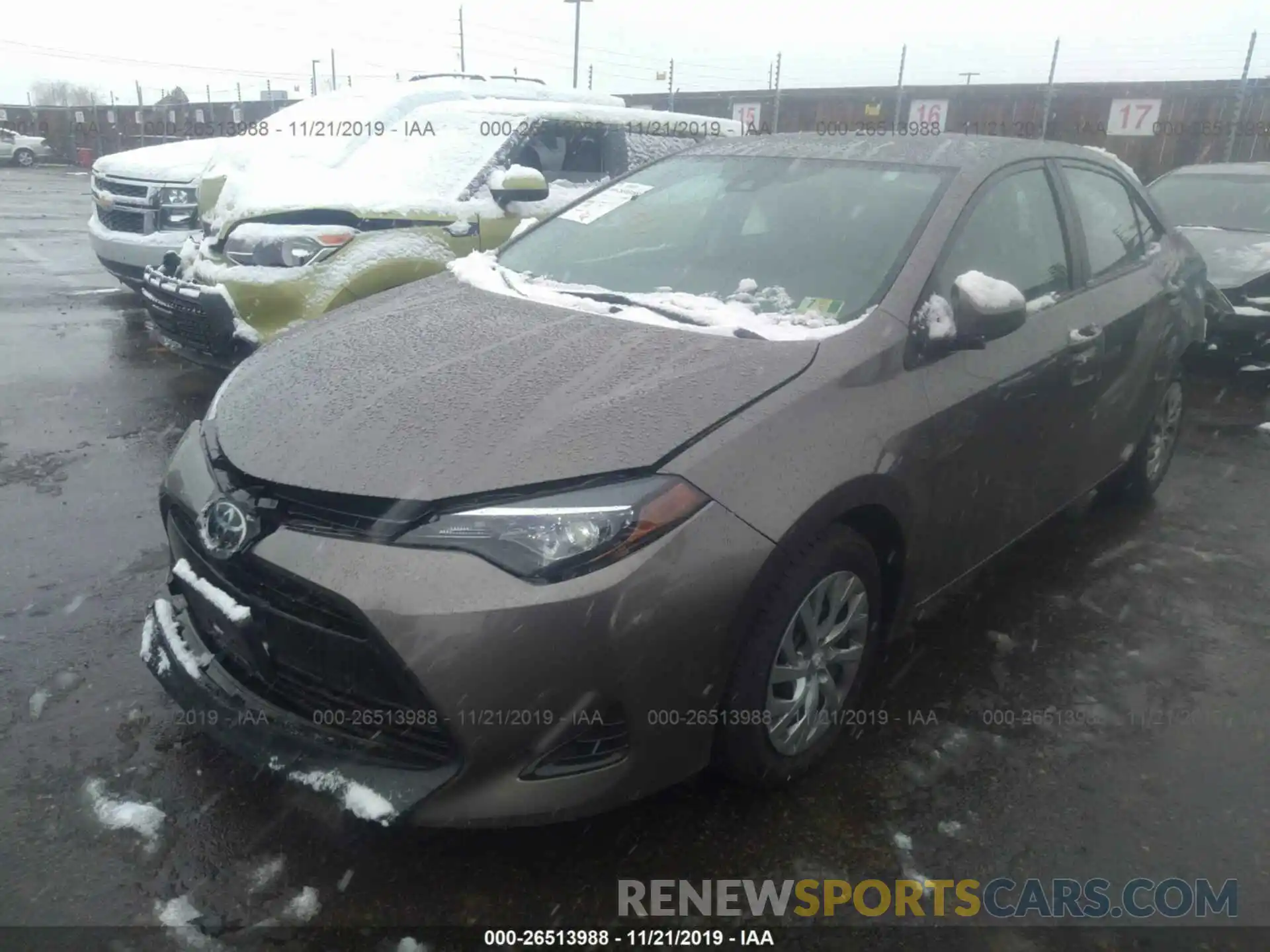 2 Photograph of a damaged car 2T1BURHE8KC137665 TOYOTA COROLLA 2019