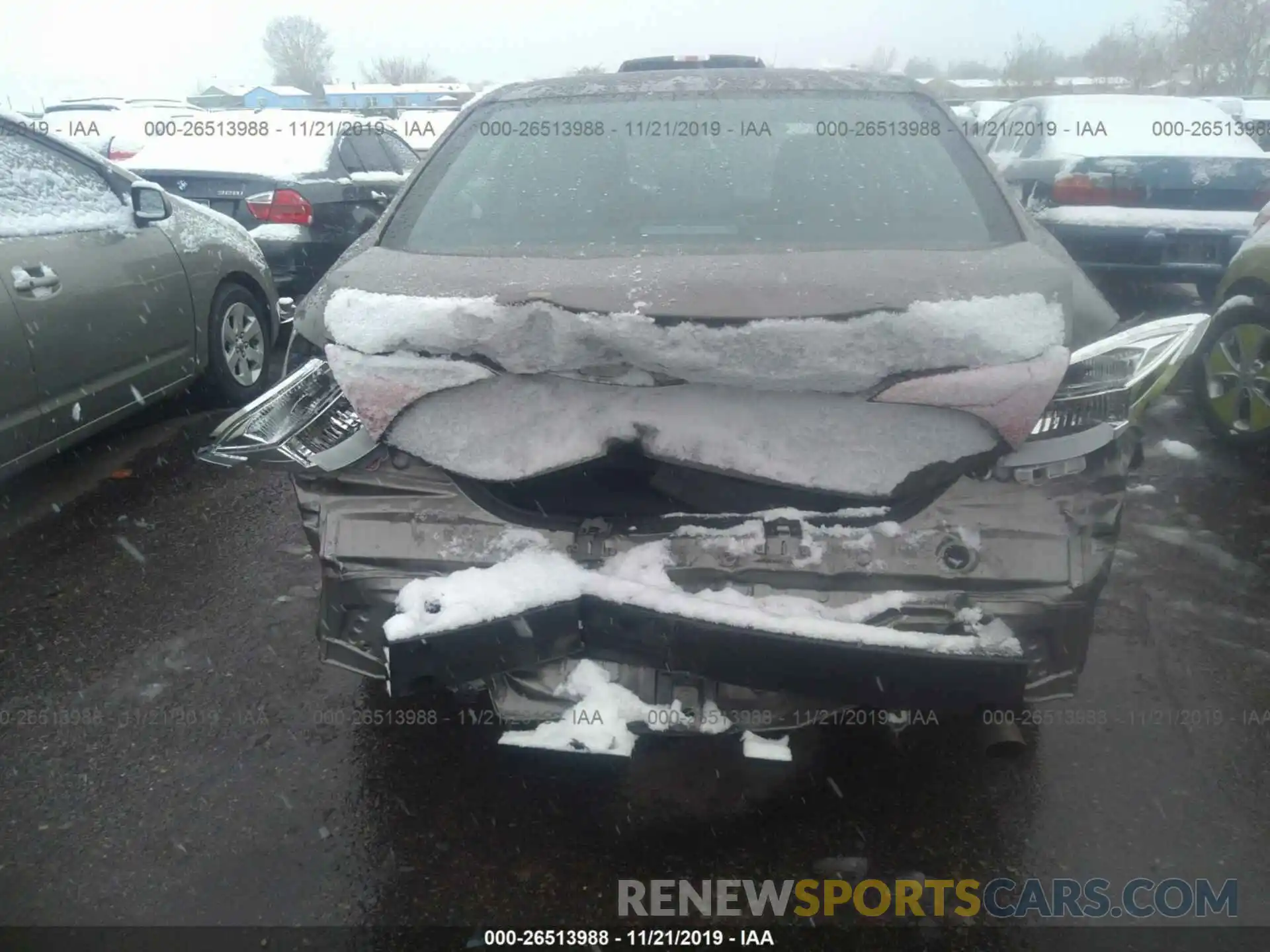 6 Photograph of a damaged car 2T1BURHE8KC137665 TOYOTA COROLLA 2019