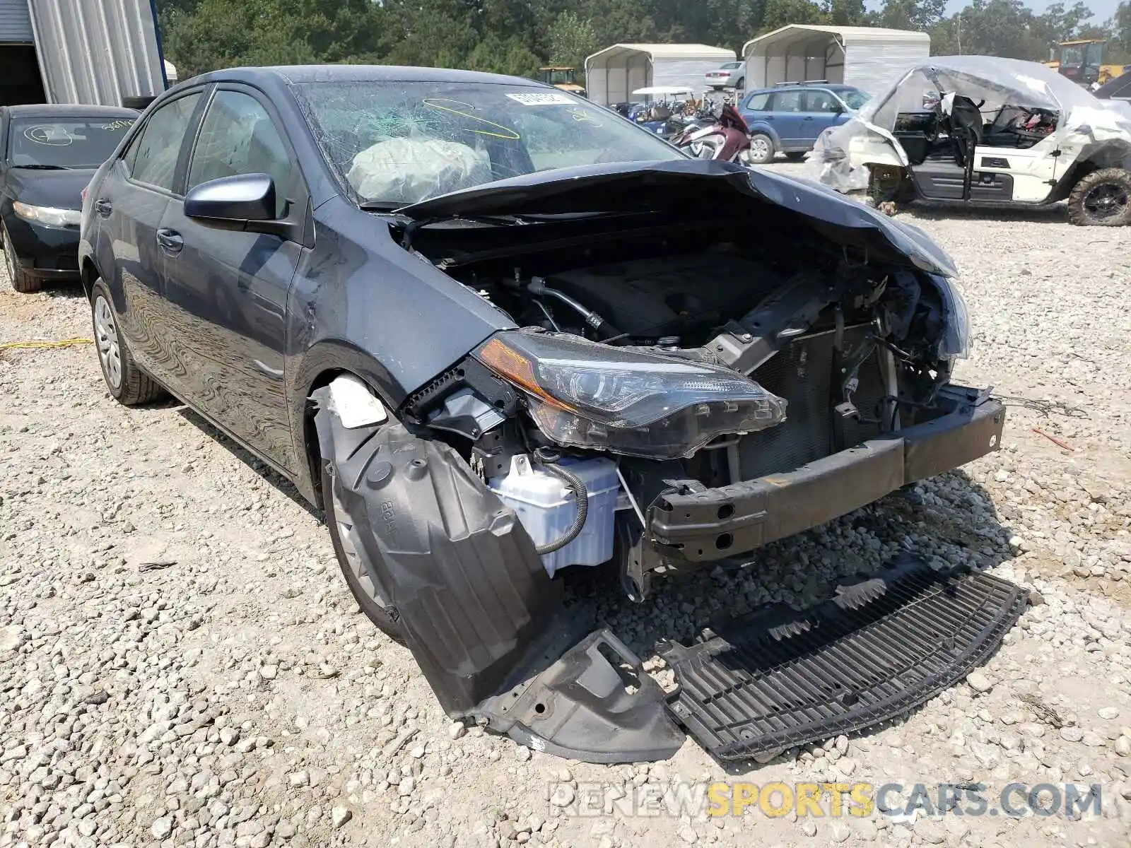 1 Photograph of a damaged car 2T1BURHE8KC138007 TOYOTA COROLLA 2019