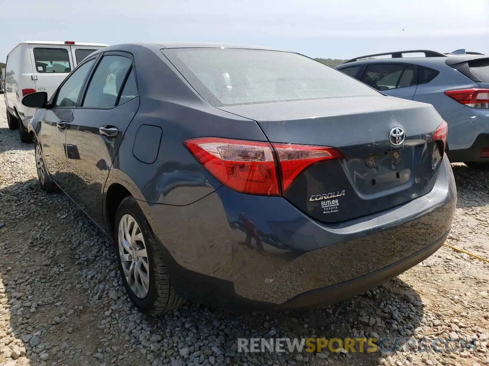 3 Photograph of a damaged car 2T1BURHE8KC138007 TOYOTA COROLLA 2019