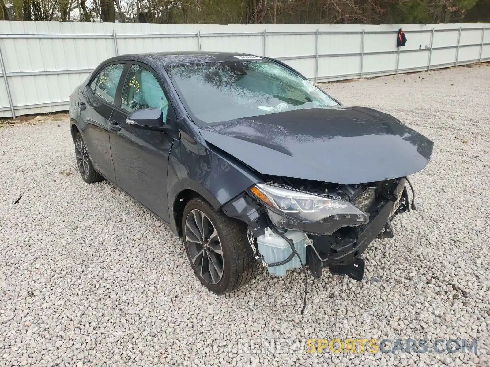 1 Photograph of a damaged car 2T1BURHE8KC138461 TOYOTA COROLLA 2019