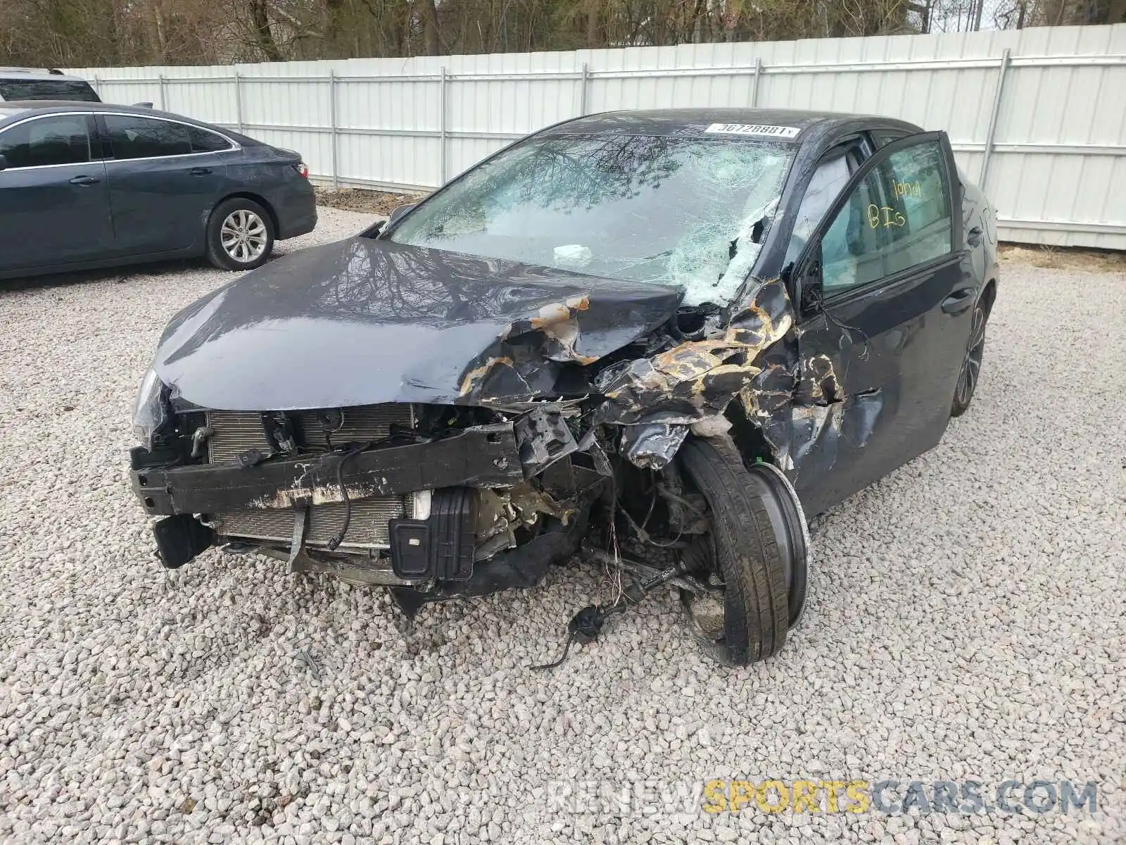 2 Photograph of a damaged car 2T1BURHE8KC138461 TOYOTA COROLLA 2019