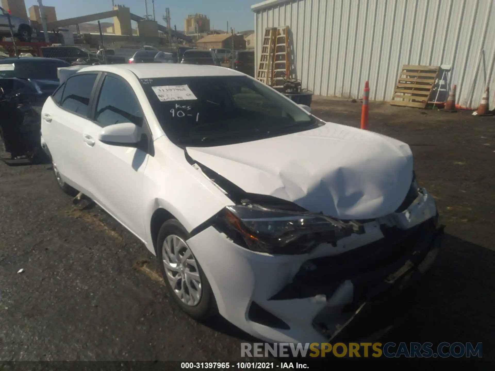 6 Photograph of a damaged car 2T1BURHE8KC138637 TOYOTA COROLLA 2019