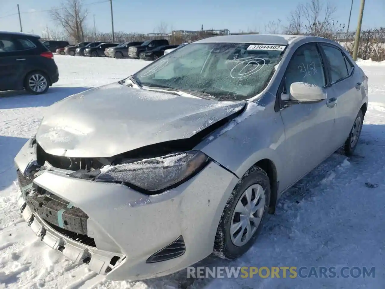 2 Photograph of a damaged car 2T1BURHE8KC138816 TOYOTA COROLLA 2019