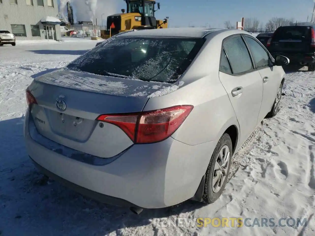 4 Photograph of a damaged car 2T1BURHE8KC138816 TOYOTA COROLLA 2019