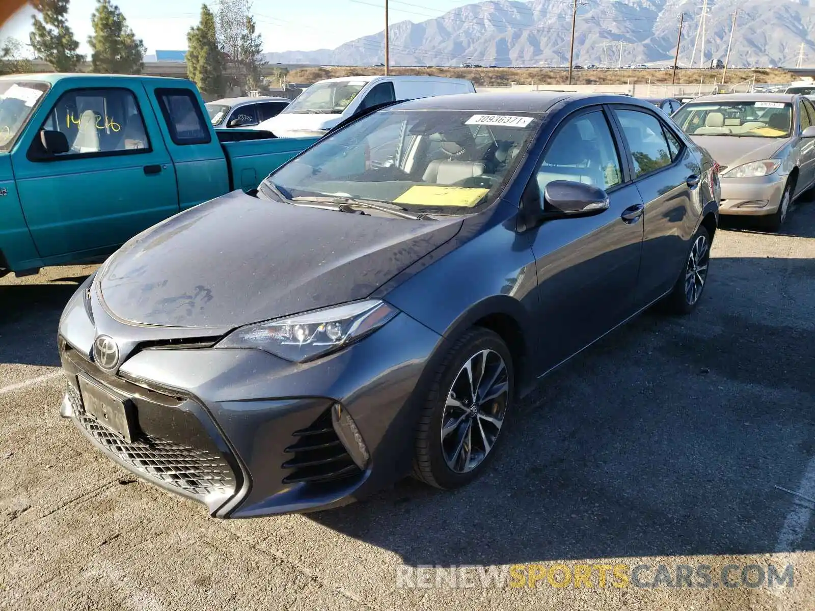 2 Photograph of a damaged car 2T1BURHE8KC138847 TOYOTA COROLLA 2019