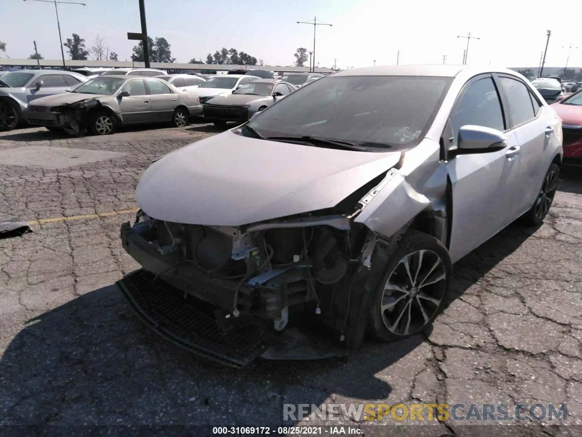 6 Photograph of a damaged car 2T1BURHE8KC139495 TOYOTA COROLLA 2019