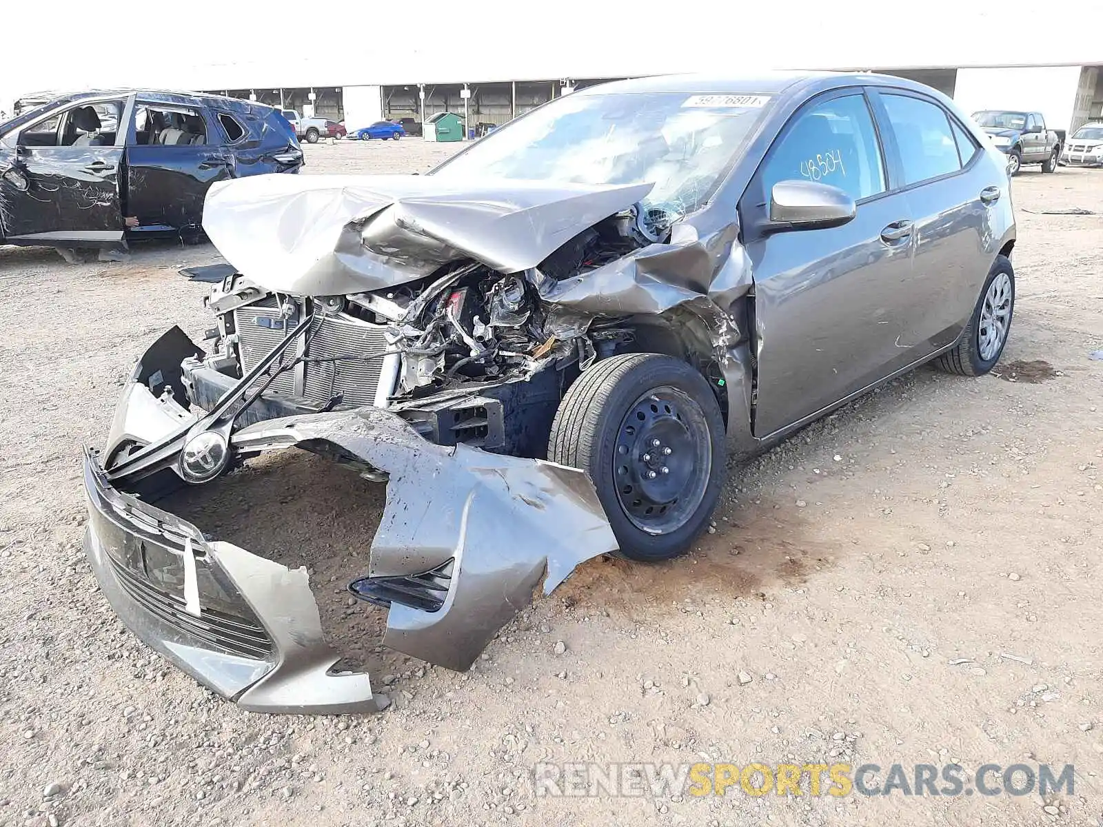 2 Photograph of a damaged car 2T1BURHE8KC139674 TOYOTA COROLLA 2019